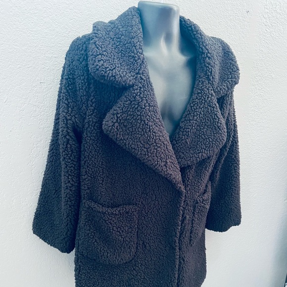 C & C California Soft Black Coat - Picture 2 of 6